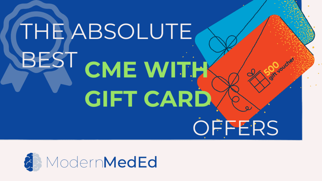 Best CME with gift card offers Q4 2021